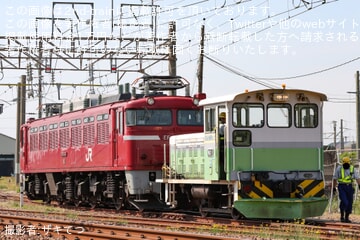 【JR東】EF81-134が秋田総合車両センターで構内入換