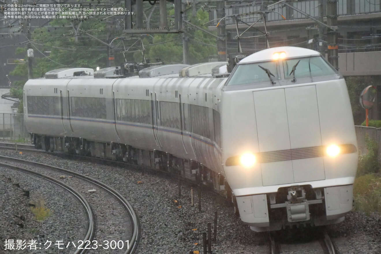 【JR西】681系W11編成吹田総合車両所本所出場回送の拡大写真