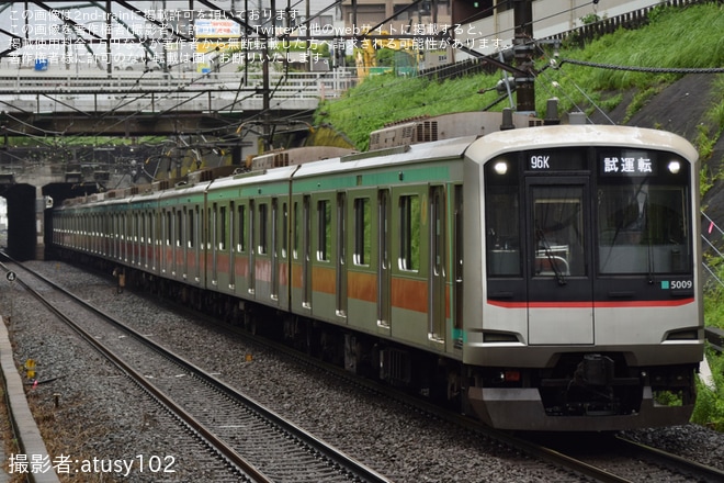 【東急】5000系5109FがCBTC・ATO対応完了後確認試運転を不明で撮影した写真