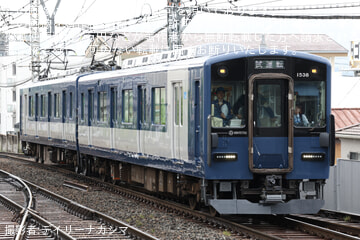【近鉄】1440系VW38(青色塗装)がA更新工事を終えて高安出場試運転