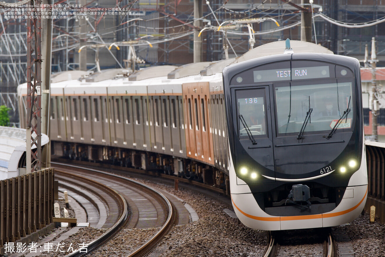 【東急】6020系6121F長津田車両工場出場試運転の拡大写真
