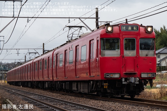 【名鉄】100系211Fが猿投駅に回送・運用離脱かを不明で撮影した写真