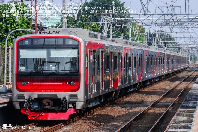 【KCI】INKA製CLI-225系がCikarang線で運用開始を不明で撮影した写真