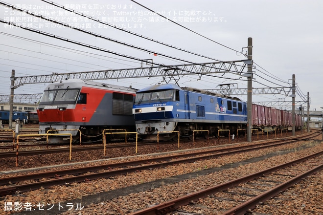 【JR貨】「名鉄沿線ハイキング」開催に伴い「JR貨物愛知機関区」公開(213系も目撃)を不明で撮影した写真