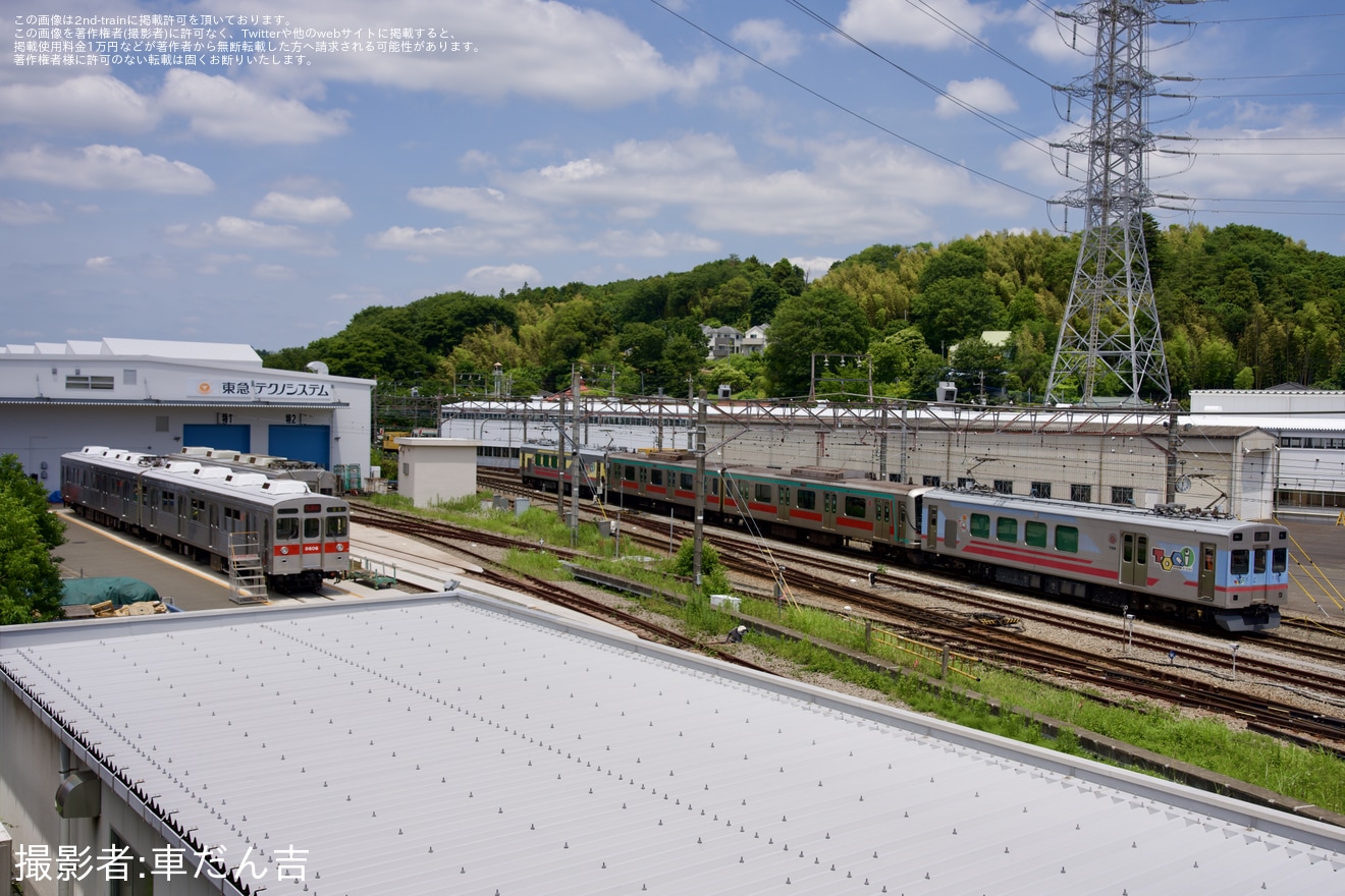 【東急】5000系5115F(クハ5015+クハ5115)長津田車両工場入場回送の拡大写真