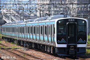 【JR東】E131系200番台ナノN3編成・ナノN4編成がJ-TREC新津事業所を出場