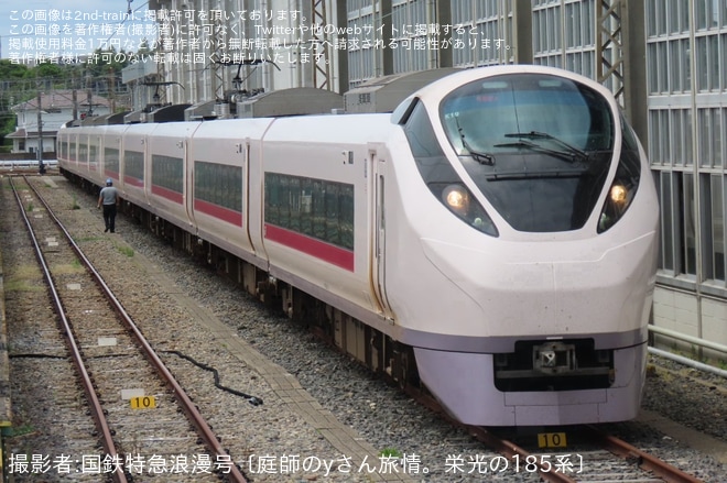 を勝田車両センター付近で撮影した写真