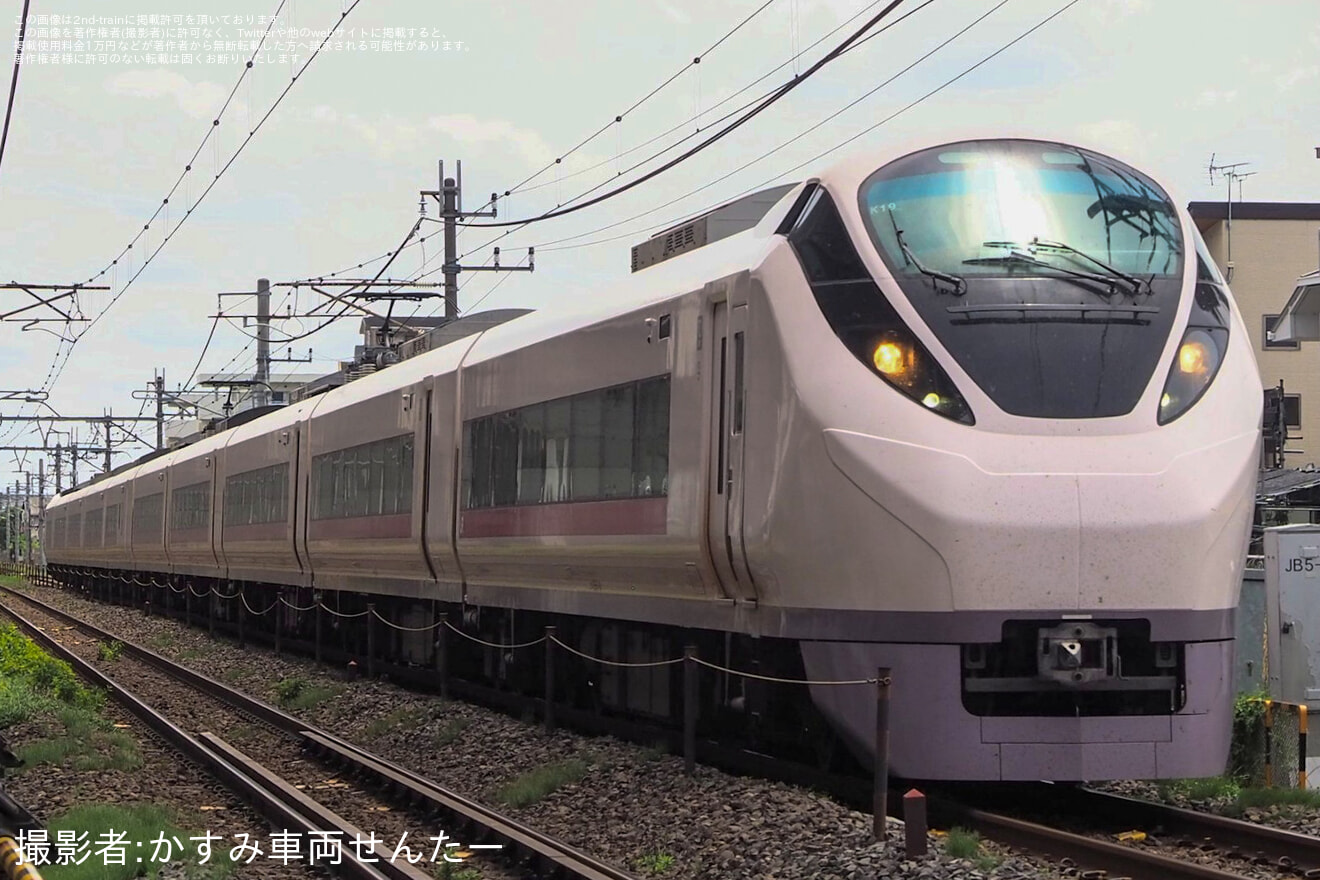 【JR東】E657系K19編成郡山総合車両センター入場回送(202605)の拡大写真