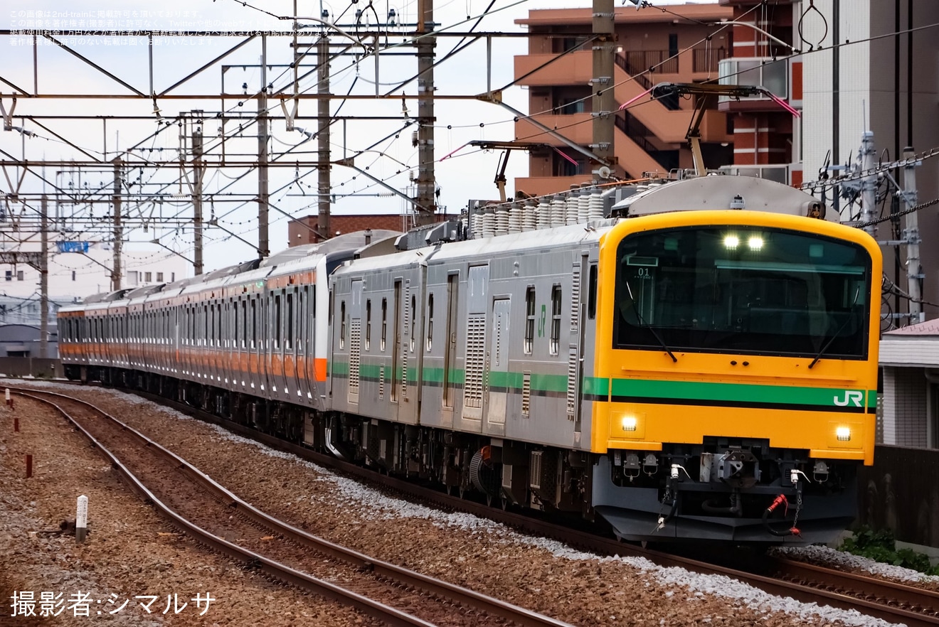 【JR東】E233系トタ青464編成+青668編成 秋田総合車両センター出場配給の拡大写真