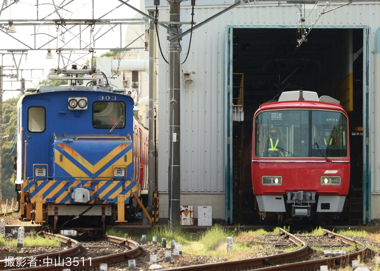 【名鉄】3500系3534F舞木検査場出場試運転 (202605)の拡大写真