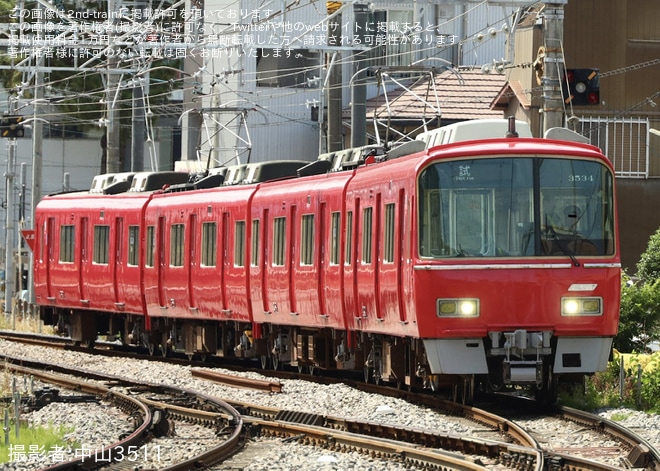 【名鉄】3500系3534F舞木検査場出場試運転 (202605)を不明で撮影した写真
