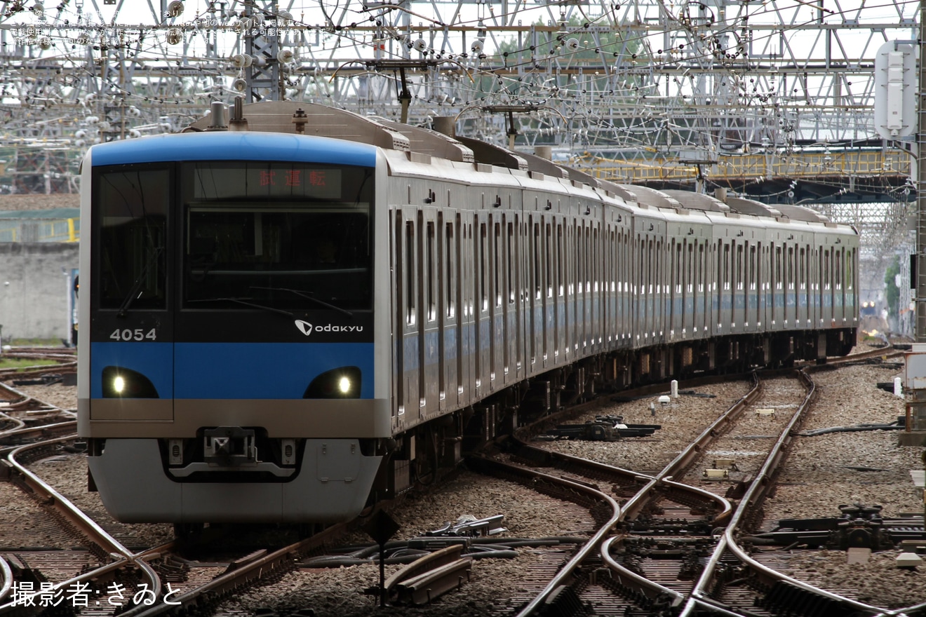 【小田急】4000形4054Fが車輪交換試運転を実施の拡大写真