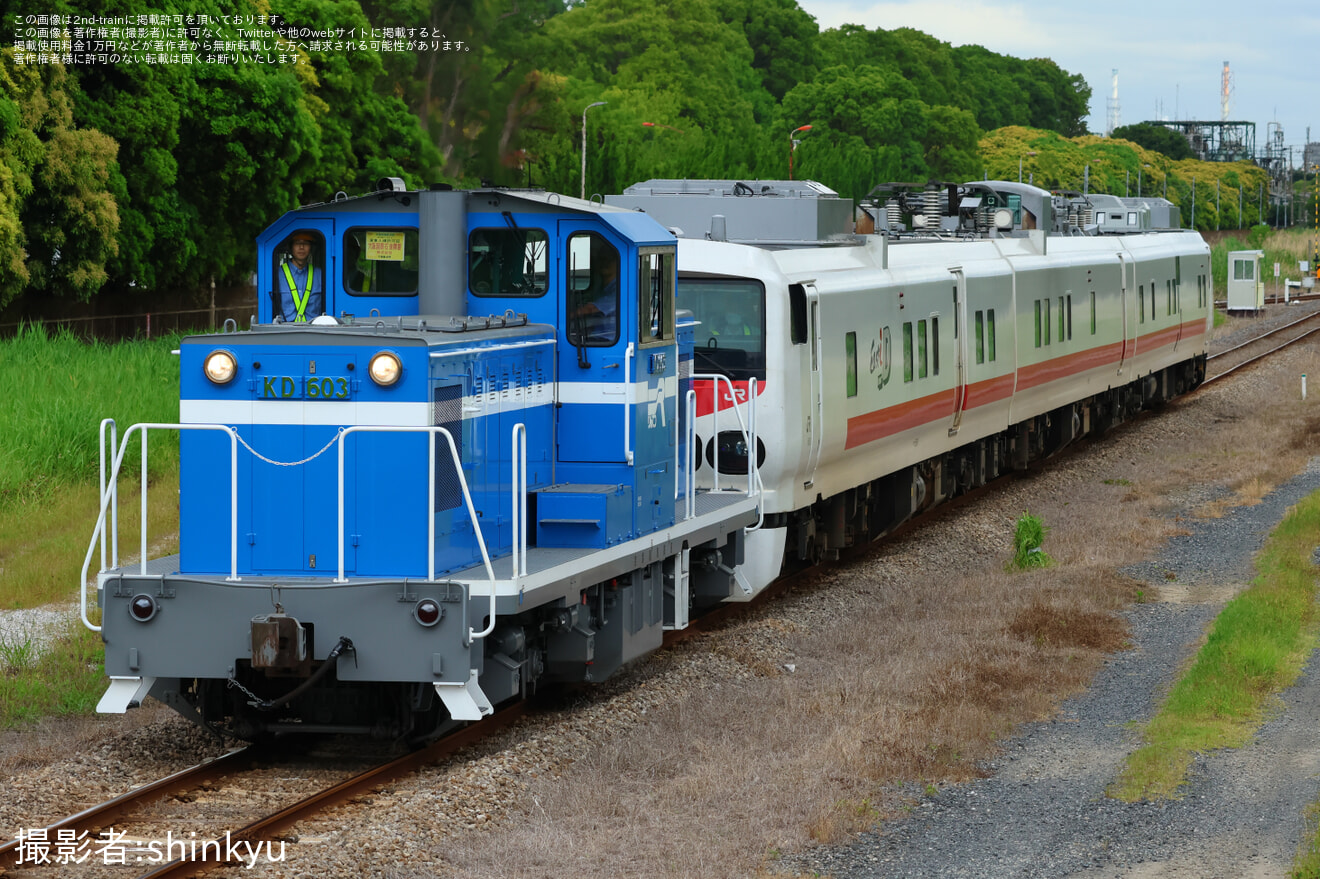 【京葉臨海】KD60-3牽引によるキヤE193系 East i-D検測の拡大写真