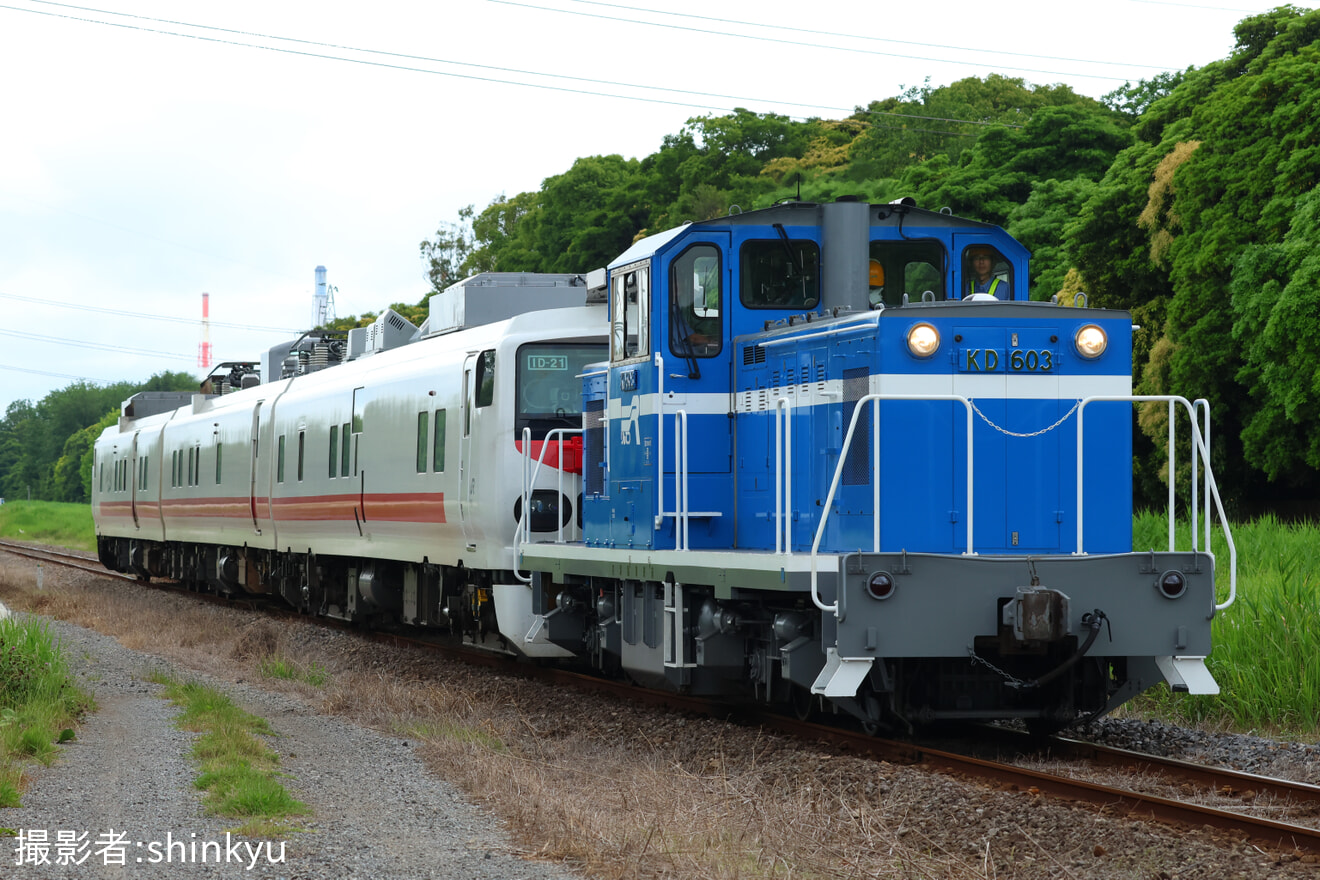 【京葉臨海】KD60-3牽引によるキヤE193系 East i-D検測の拡大写真