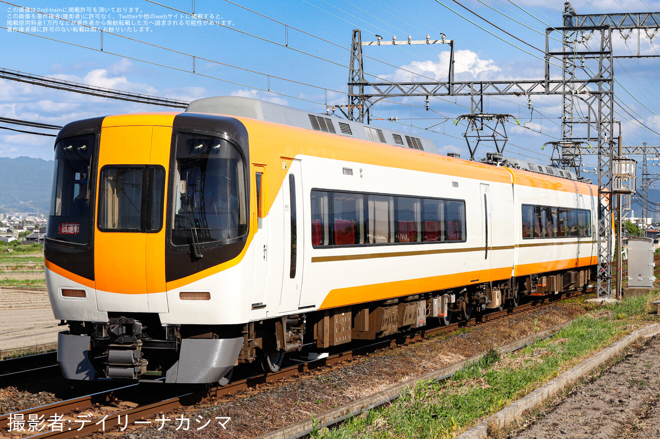 【近鉄】16400系YS01五位堂検修車庫出場試運転の拡大写真