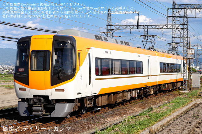 【近鉄】16400系YS01五位堂検修車庫出場試運転を二上神社口～当麻寺間で撮影した写真