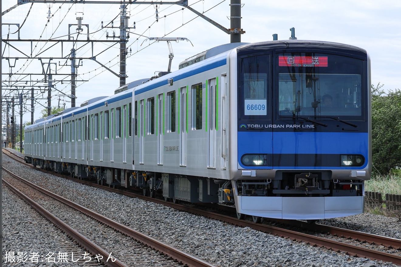 【東武】60000系61609F津覇車輌入場の拡大写真