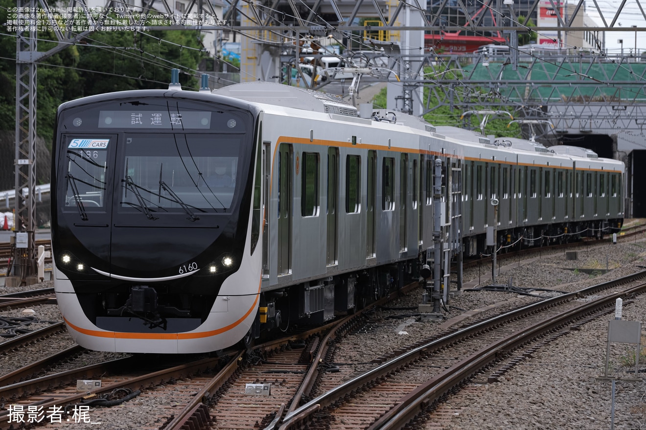 【東急】6020系6160Fが性能確認試運転の拡大写真