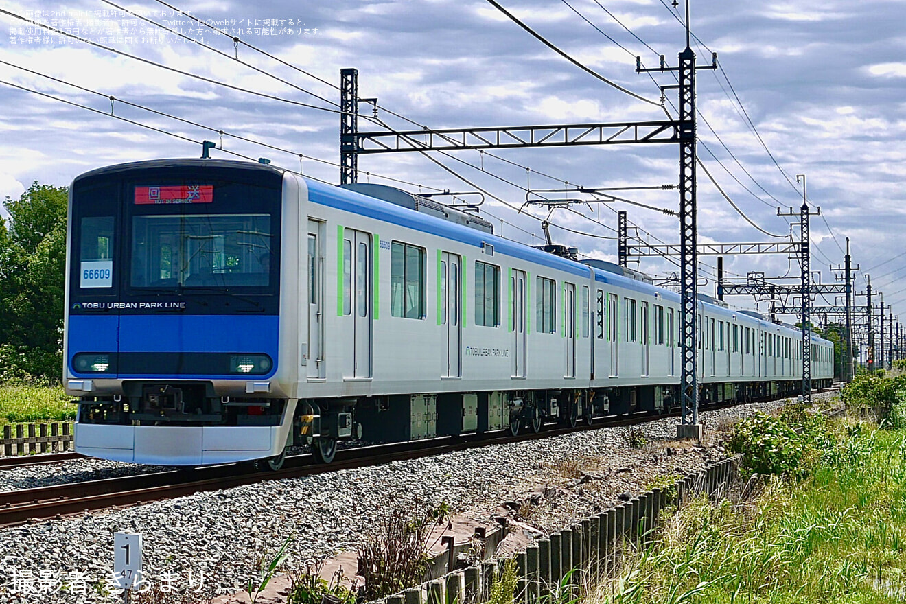【東武】60000系61609F津覇車輌入場の拡大写真