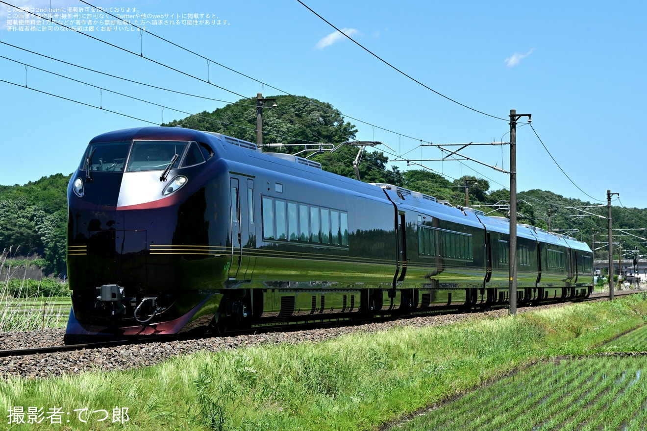 【JR東】E655系「なごみ(和)」を使用した「福島→横浜DCリレー号」が運転の拡大写真