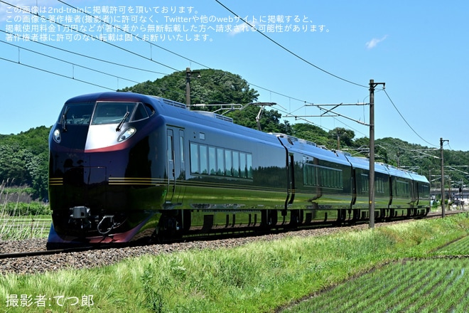 【JR東】E655系「なごみ(和)」を使用した「福島→横浜DCリレー号」が運転を不明で撮影した写真