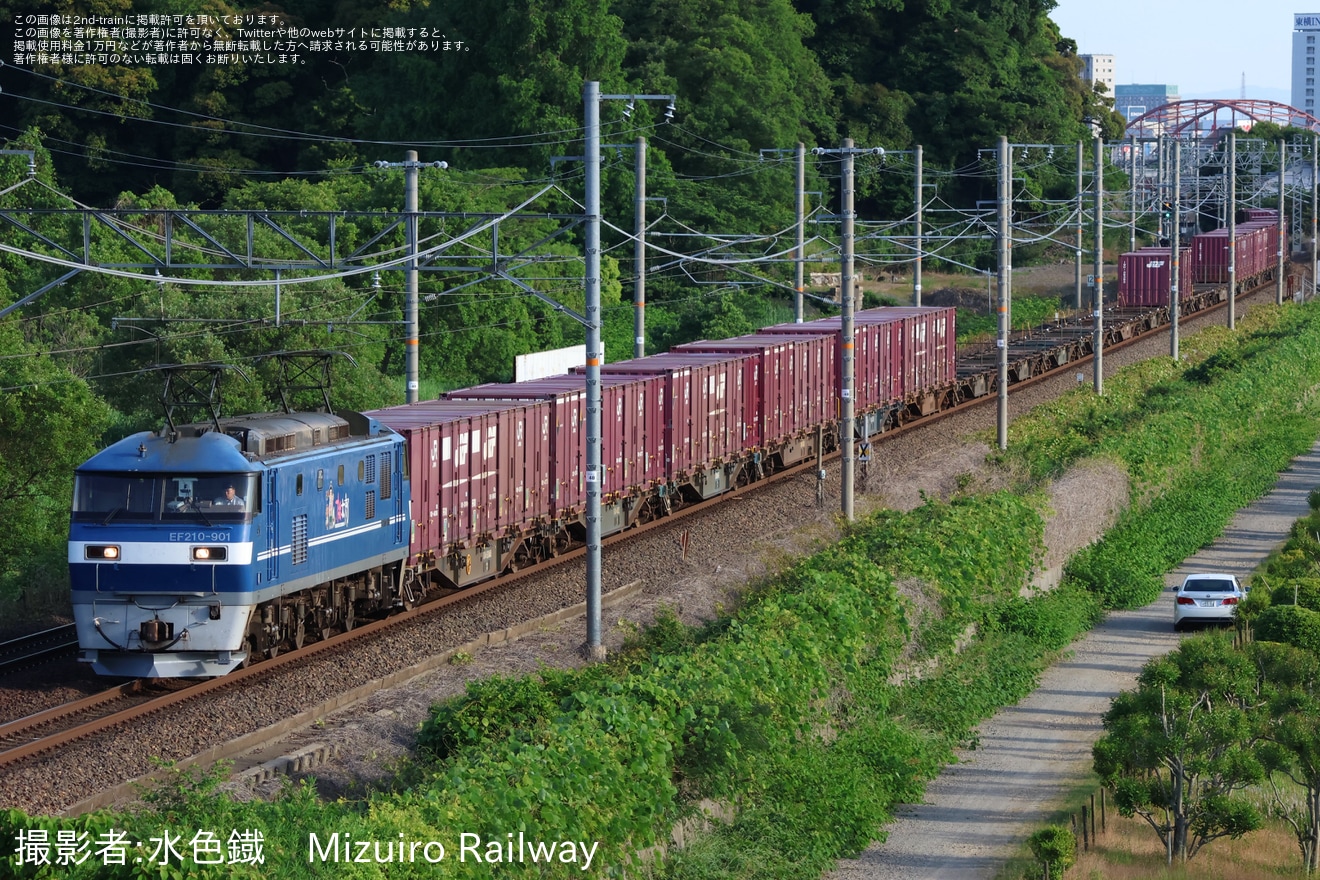 【JR貨】EF210-901が5064レで運用復帰の拡大写真