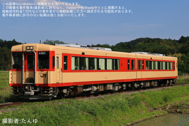 【JR東】水郡線ふくしま号が運転を不明で撮影した写真