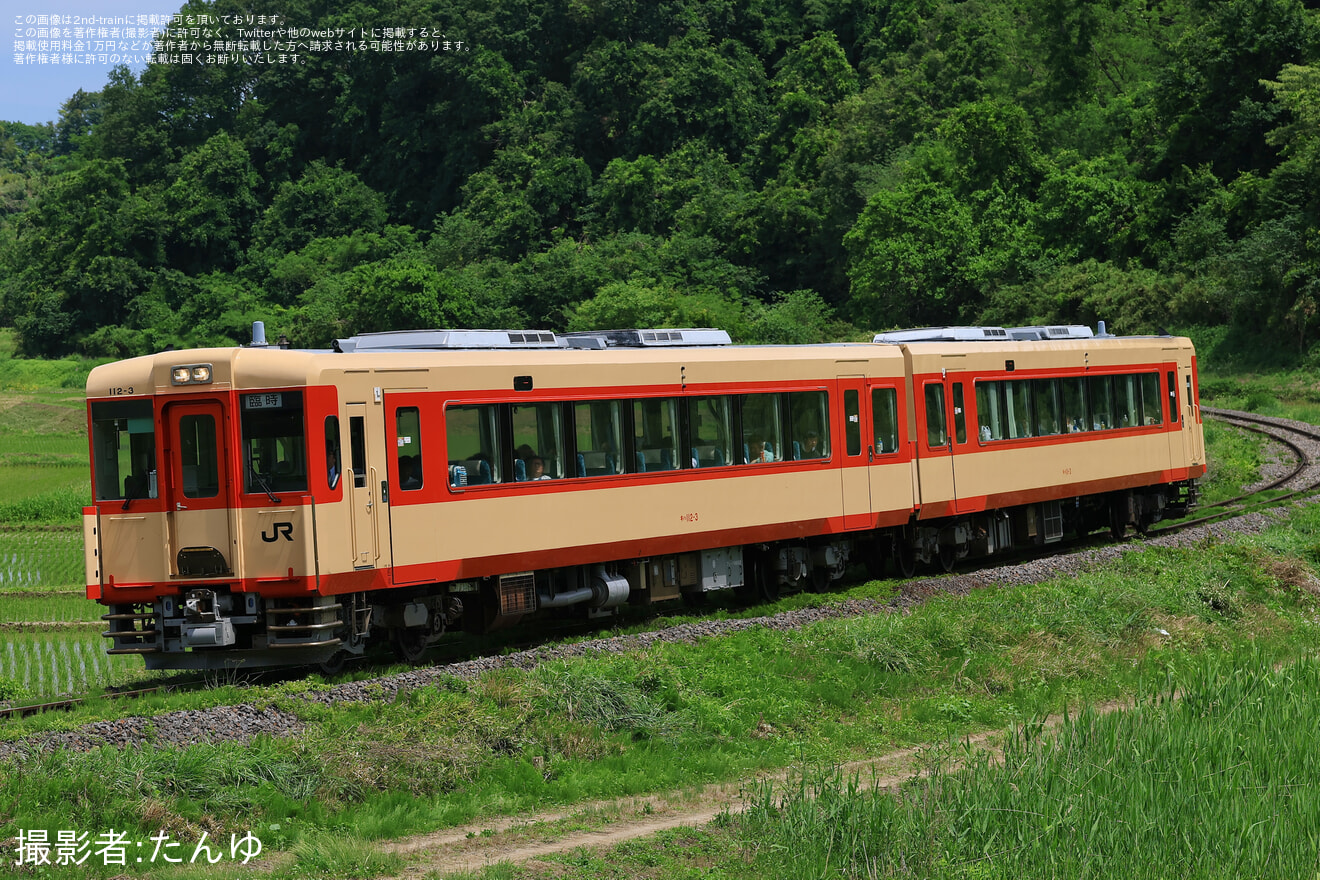 【JR東】水郡線ふくしま号が運転の拡大写真