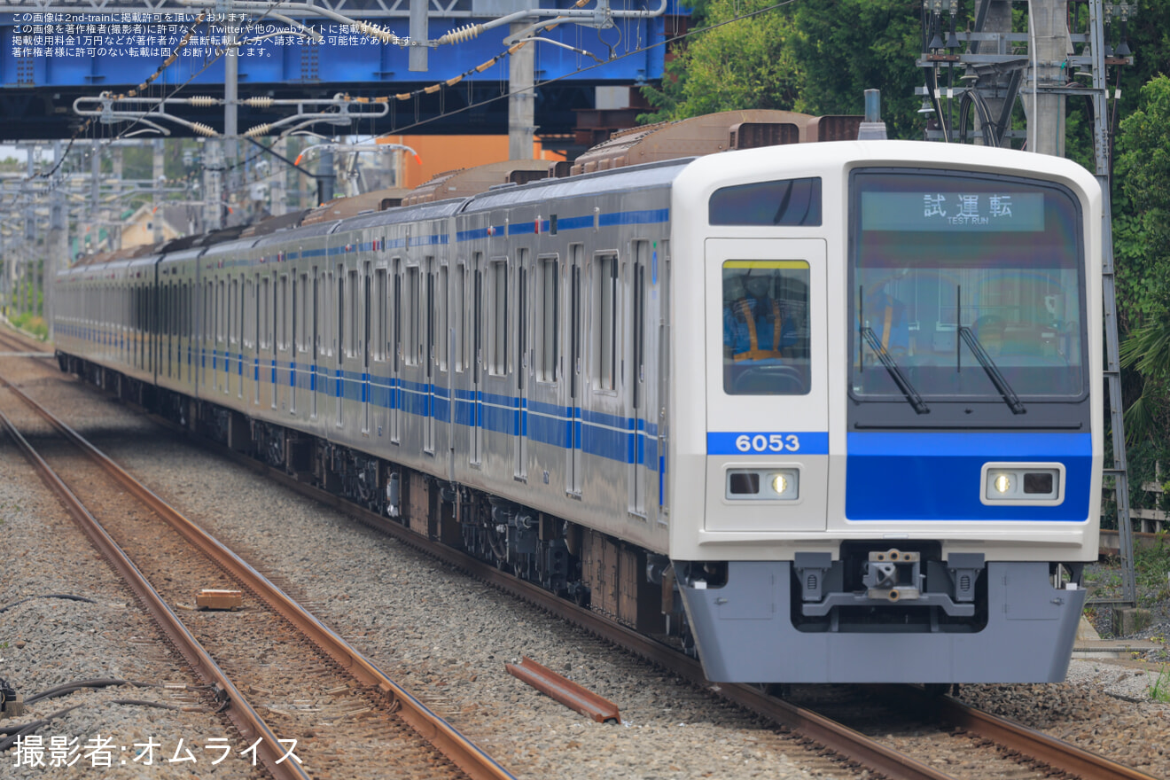 【西武】6000系6153編成 武蔵丘車両検修場出場試運転の拡大写真