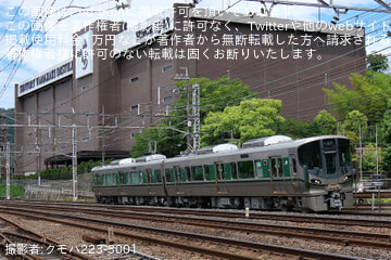 【JR西】227系SS01編成吹田総合車両所本所出場試運転