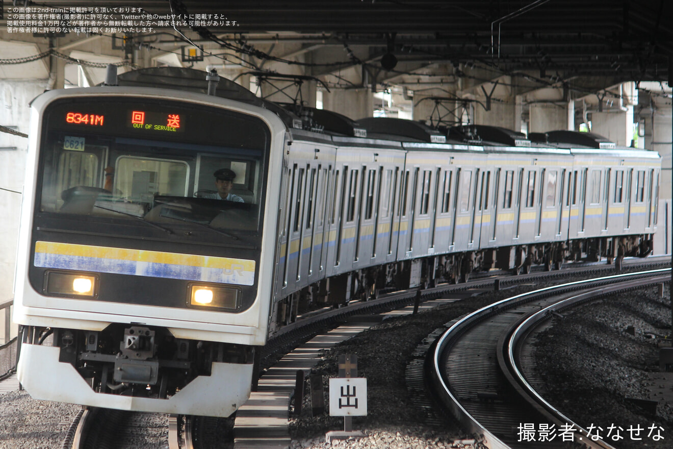 【JR東】209系マリC621編成 大宮総合車両センター入場(202606)の拡大写真