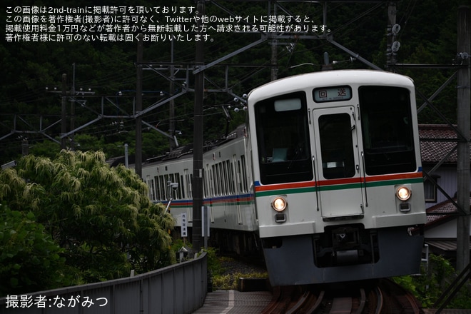 【西武】4000系4023Fが横瀬車両基地へ廃車回送（1枚目）