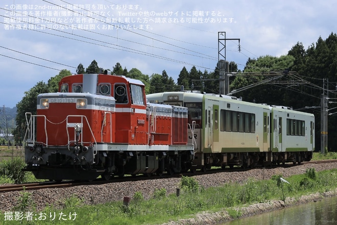 【JR東】キハ100-46・キハ100-201が秋田総合車両センターへ廃車配給（2枚目）