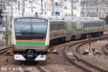 【JR東】E233系ヤマU625編成 東京総合車両センター出場回送