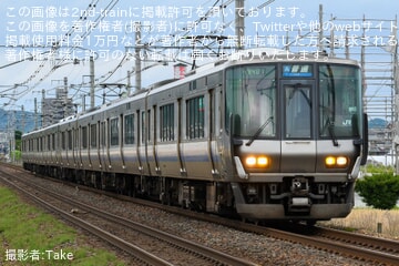 【JR西】223系2500番台RS56編成+RS54編成が滋賀県高校総体臨に充当