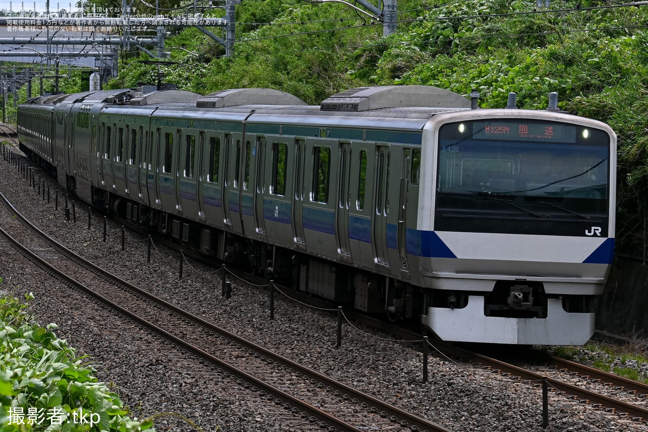 【JR東】E531系K426編成郡山総合車両センター入場回送(202606)の拡大写真
