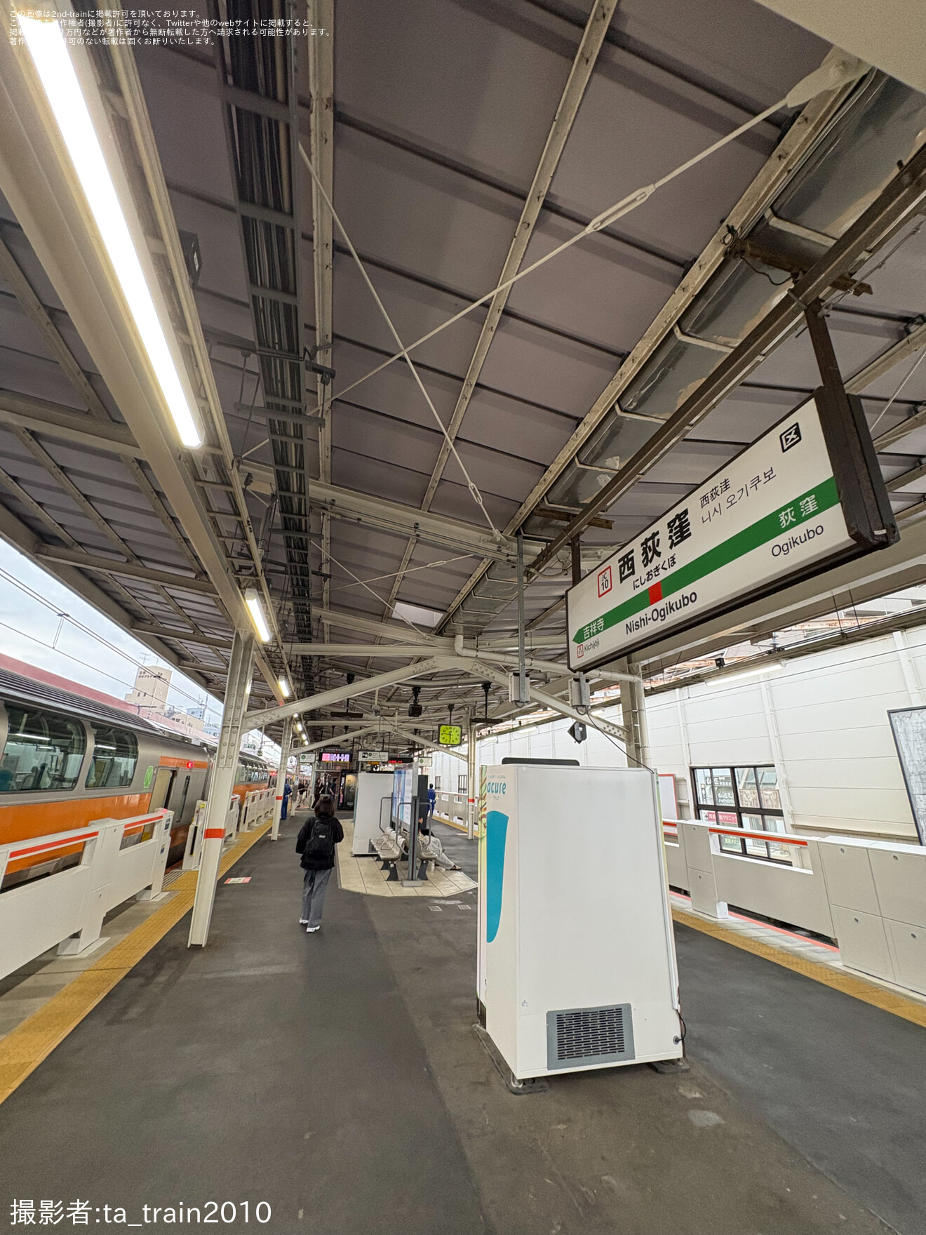 【JR東】西荻窪駅3・4番線にホームドア設置の拡大写真