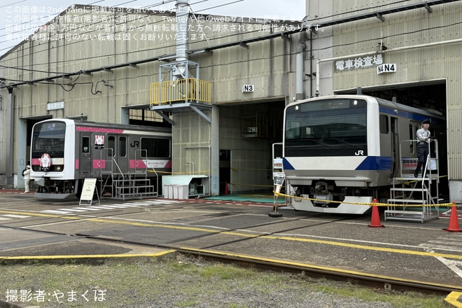 を郡山総合車両センターで撮影した写真