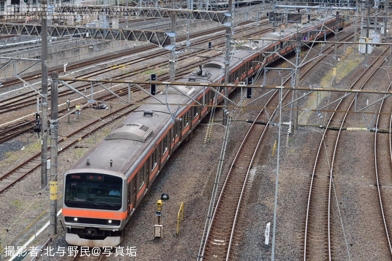 【JR東】E231系ケヨMU12編成大宮総合車両センター入場回送の拡大写真