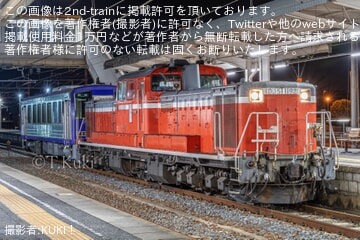 【JR西】キハ120-306が後藤総合車両所を出場し配給輸送