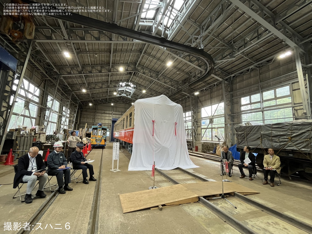 【小坂】「キハ2101 車輛外観塗装修復完了セレモニー」開催の拡大写真