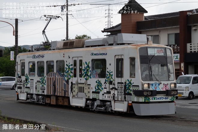 【豊鉄】780形モ787号車が赤岩口出場試運転を不明で撮影した写真