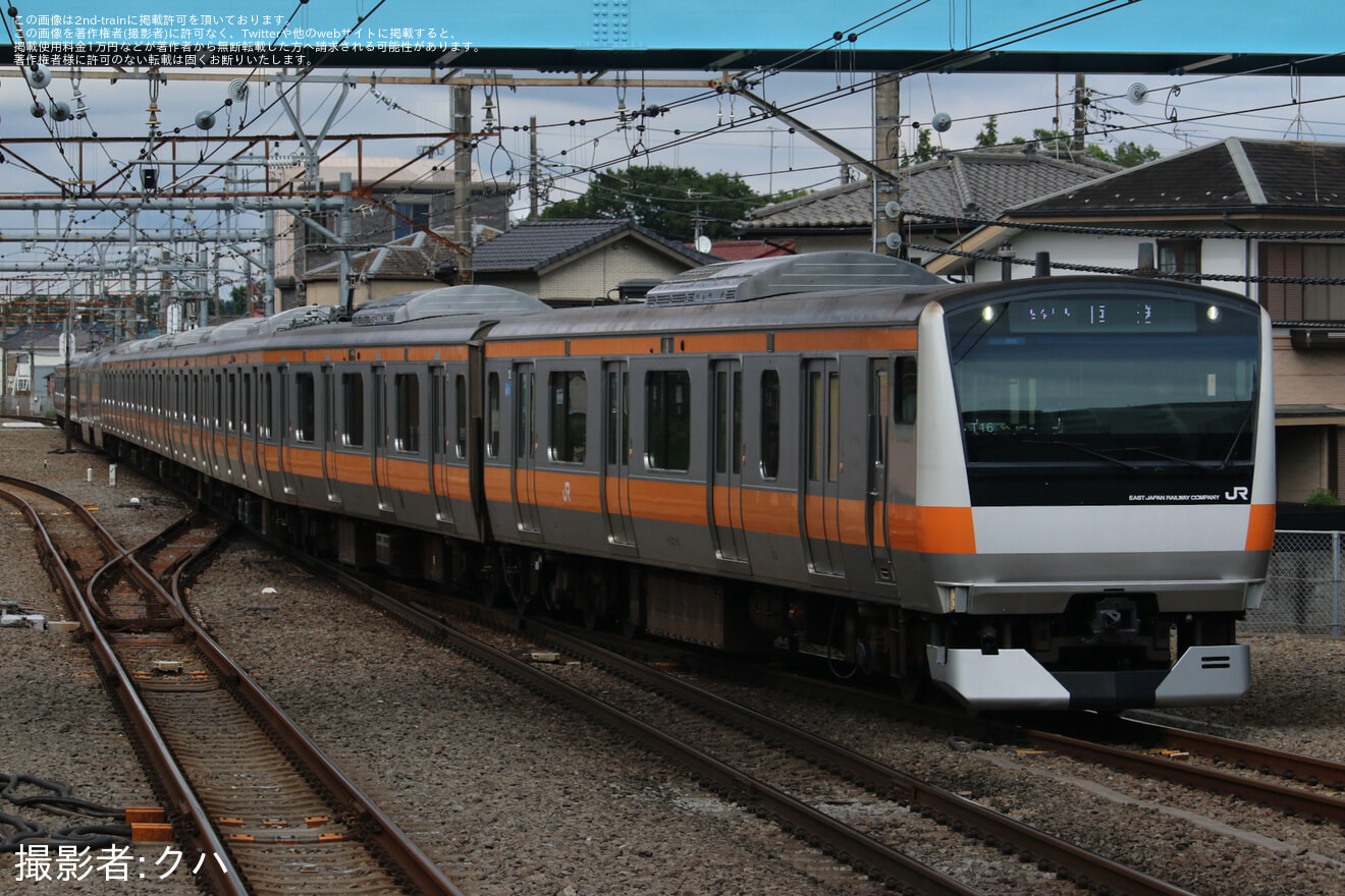 【JR東】E233系トタT16編成 長野総合車両センターから出場回送の拡大写真