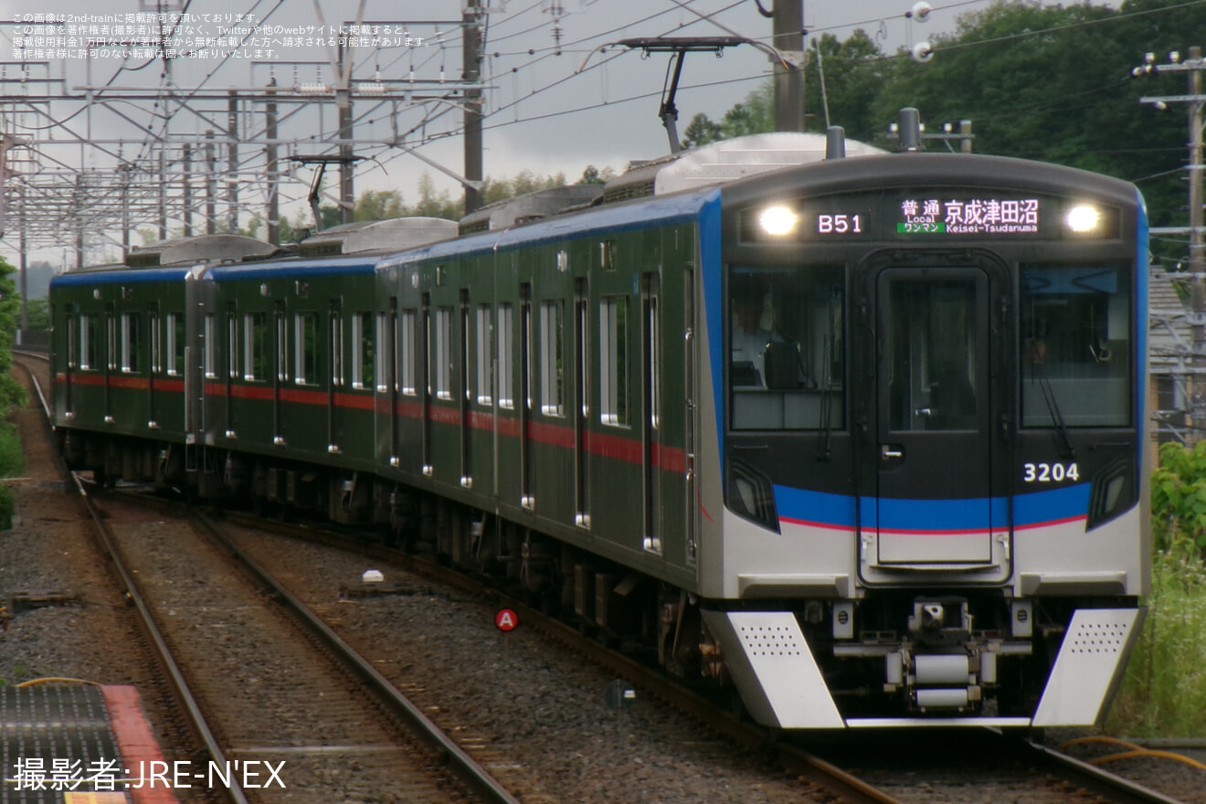 【京成】3200形が4両編成での営業運転を開始の拡大写真
