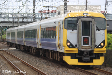 【JR東】E257系500番台使用 臨時特急「あやめ81/82号」運転