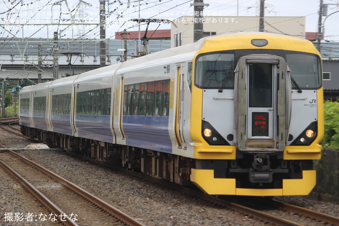 【JR東】E257系500番台使用 臨時特急「あやめ81/82号」運転（1枚目）