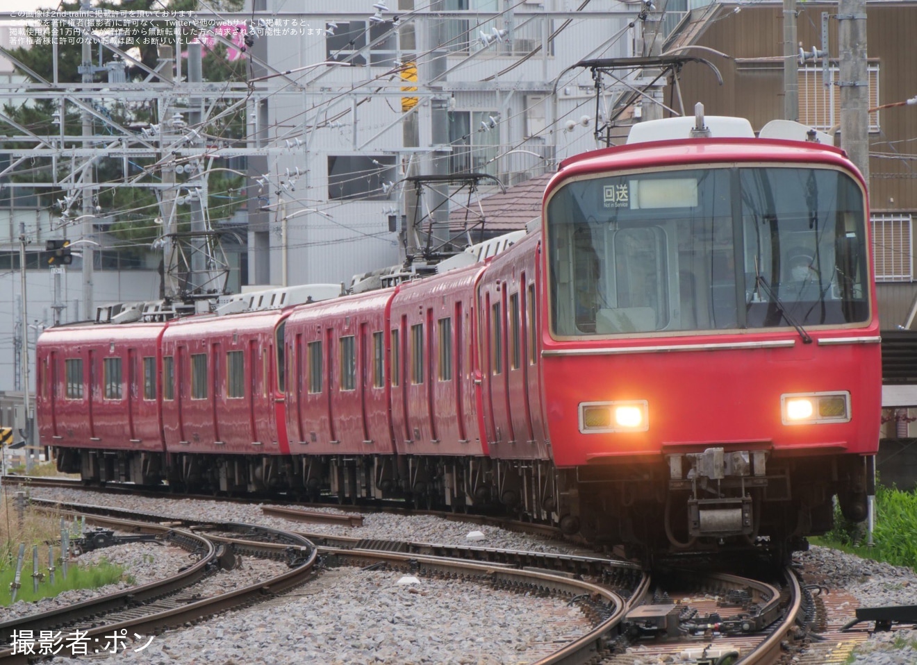 【名鉄】6800系6811F+6809F+6816Fが舞木検査場へ臨時回送の拡大写真