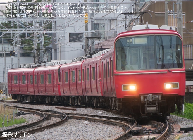 【名鉄】6800系6811F+6809F+6816Fが舞木検査場へ臨時回送（1枚目）