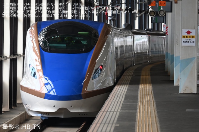 【JR東】E7系F31編成新幹線総合車両センター出場試運転(202606)（2枚目）