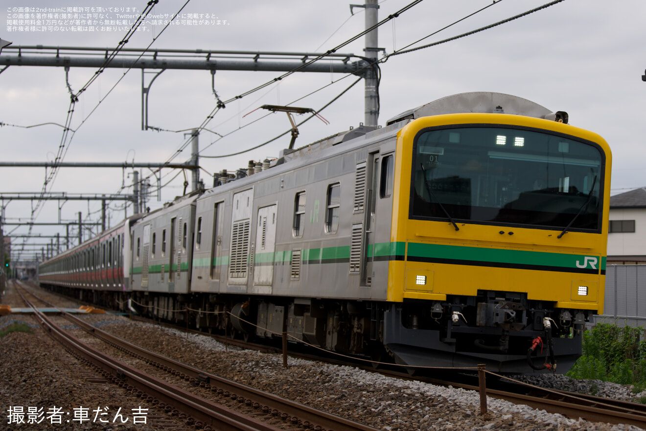 【JR東】E233系ケヨ502編成秋田総合車両センター出場配給輸送の拡大写真